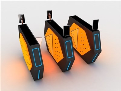 Torniquete de barrera de aleta con indicación de lámpara LED